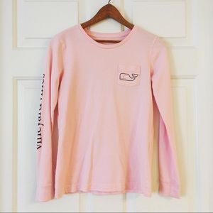 Vineyard Vines Long-Sleeve Whale Pocket Tee Xxs